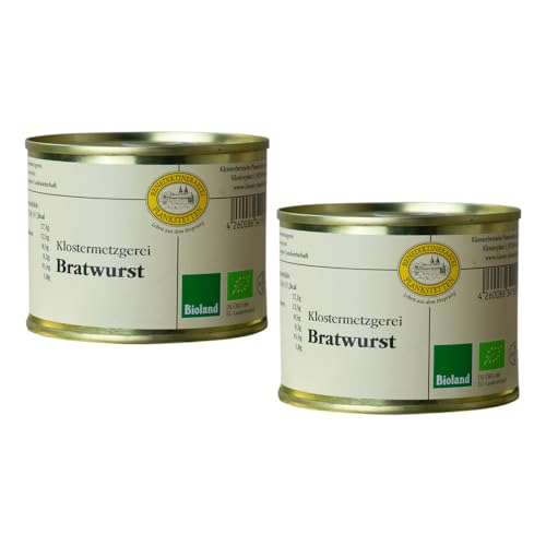 Benediktinerabtei Plankstetten | Plankstettener Bratwurst Bio | 2er-Set | 2x 180g von Benediktinerabtei Plankstetten