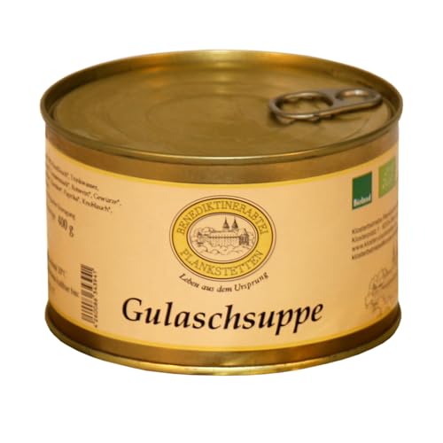 Benediktinerabtei Plankstetten | Plankstettener Gulaschsuppe tafelfertig | kräftig würziger Genuss | Bio | 400g von Benediktinerabtei Plankstetten