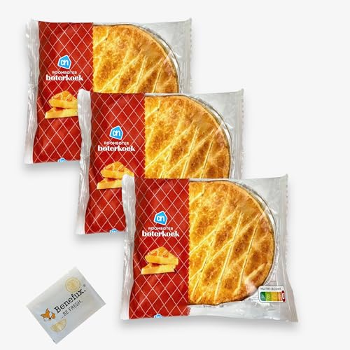 AH Boterkoek Holland runder Butterkuchen Vorteilspackung 3x 400g von Benefux.