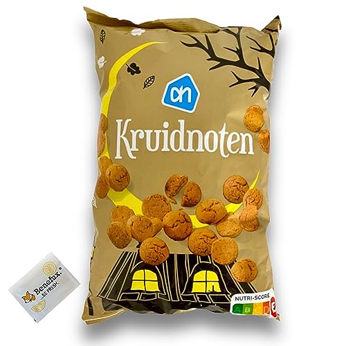 AH Kruidnoten Holland Spekulatius Spezialität 1kg + Benefux. Erfrischungstuch von Benefux.