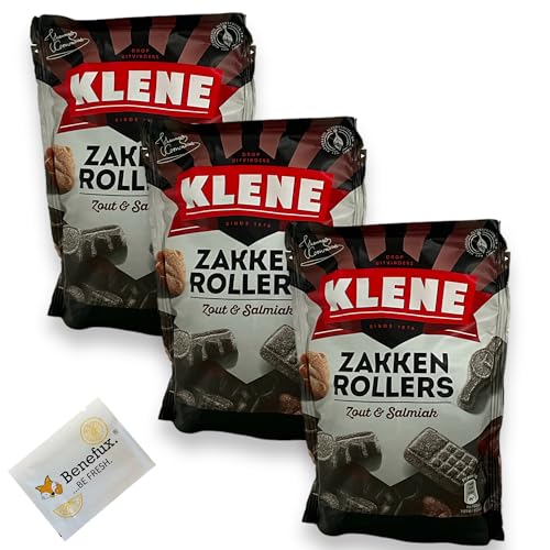 Klene Zakkenrollers Multipack 3x 230g + Benefux. Erfrischungstuch von Benefux.