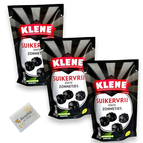 Klene zuckerfrei zoete zonnetjes Multipack 3x 110g + Benefux. Erfrischungstuch von Benefux.