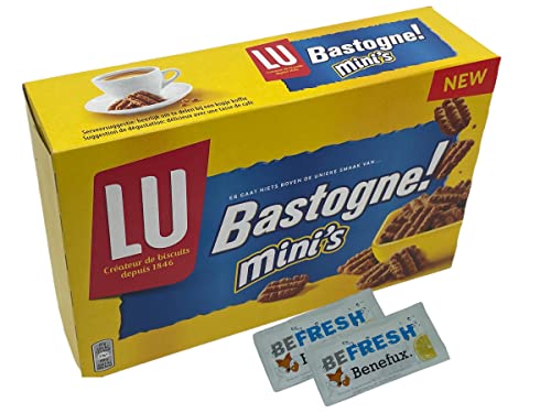 LU Bastogne! Mini's Kekse mit Kandiszucker + Benefux. Erfrischungstücher 160 g von Benefux.