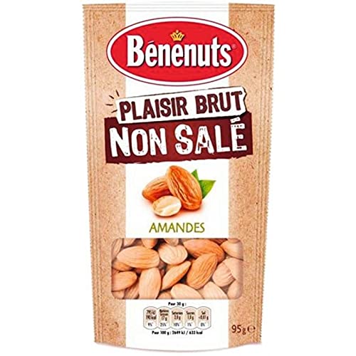 Bénénuts Amandes Plaisir Brut 95g (lot de 3) von Benenuts