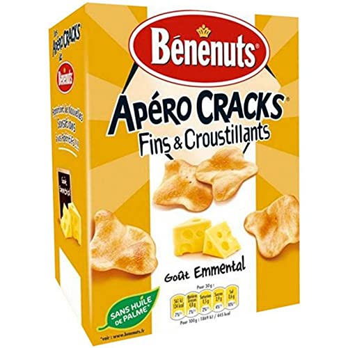 Bénénuts Apéro Cracks Emmental 90g (lot de 3) von Benenuts