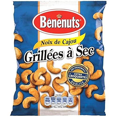 Bénénuts Noix de Cajou Grillées à Sec 165g (lot de 3) von Benenuts