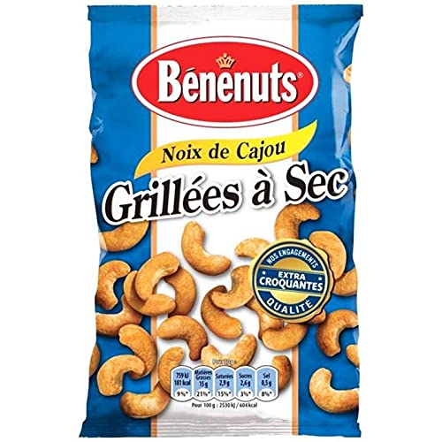 Bénénuts Noix de Cajou Grillées à Sec 90g (lot de 3) von Benenuts