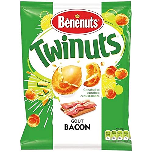 Bénénuts Twinuts Goût Bacon 150g (lot de 3) von Benenuts