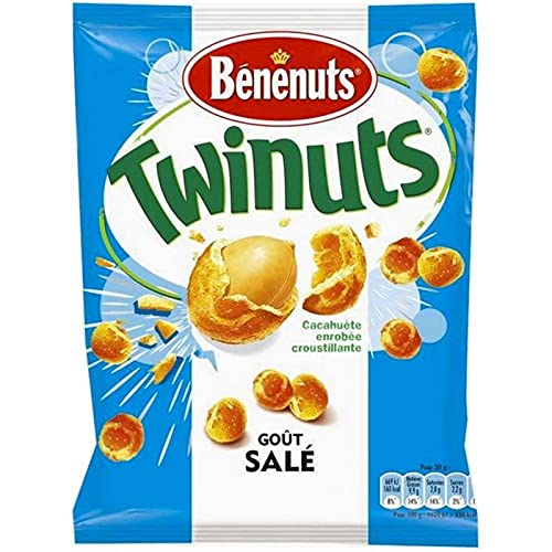 Bénénuts Twinuts Goût Salé 150g (lot de 3) von Benenuts