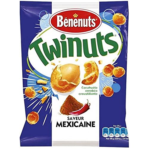 Bénénuts Twinuts Saveur Méxicaine 150g (lot de 3) von Benenuts