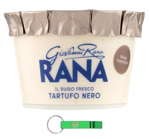 12x Giovanni Rana Pesto Sugo Fresco Tartufo Nero,Frische Schwarze Trüffelsauce - Pasten Kochsaucen Pesto Sauce 150g + Beni Culinari Kostenloser Schlüsselanhänger von Beni Culinari