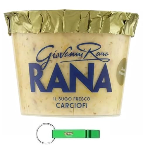 12x Giovanni Rana Sugo Fresco Carciofi,Frische Artischocken Sauce - Pasten Kochsaucen Pesto 180g + Beni Culinari Kostenloser Schlüsselanhänger von Beni Culinari