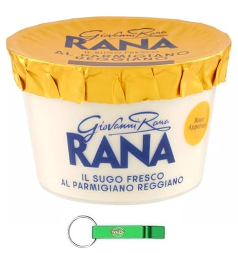 12x Giovanni Rana Sugo Fresco Parmigiano Reggiano,Frische Parmesankäse-Sauce 150g + Beni Culinari Kostenloser Schlüsselanhänger von Beni Culinari