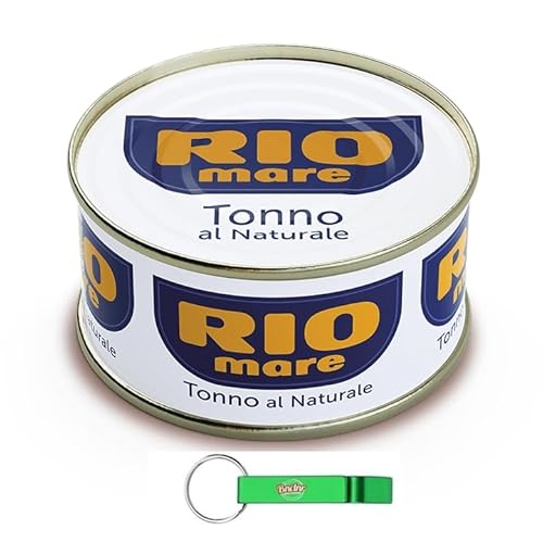 30er-Pack Rio Mare Thunfisch Tonno al Naturale,Thunfisch Natürlich,80g Dose + Beni Culinari Kostenloser Schlüsselanhänger von Beni Culinari