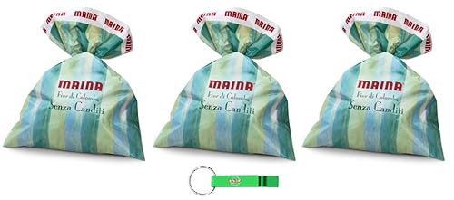 3x Maina Colomba Ohne kandierte Früchte Osterkuchen - im Beutel Verpackt - 500g Oster-taube der italienischen Tradition + Beni Culinari Kostenloser Schlüsselanhänger von Beni Culinari