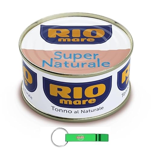 60er-Pack Rio Mare Thunfisch Tonno Super Naturale,Thunfisch Super Natürlich,56g Dose + Beni Culinari Kostenloser Schlüsselanhänger von Beni Culinari