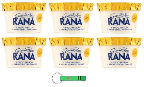 6x Giovanni Rana Sugo Fresco Parmigiano Reggiano,Frische Parmesankäse-Sauce 150g + Beni Culinari Kostenloser Schlüsselanhänger von Beni Culinari