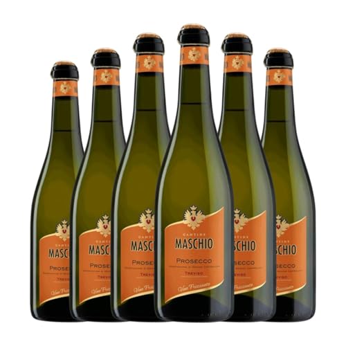 Beniamino Maschio Frizzante Prosecco Prosecco 75 cl Weißer Sekt (Karton mit 6 Flaschen von 75 cl) von Beniamino Maschio