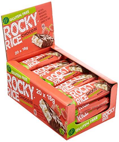 Benlian Rocky Rice Cake Bar with Chocolate and Strawberry, 1er Pack (1 x 360 g) von Benlian