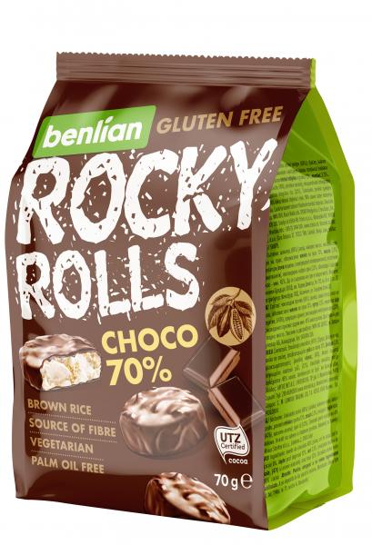 Benlian Rocky Rolls Choco 70% von Benlian