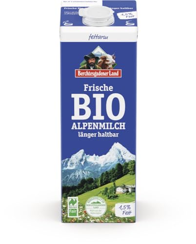 BGL Frische Bio-Alpenmilch ESL 1,5% Fett 12 x 1 l von Berchtesgadener Land