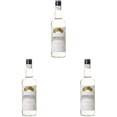 Aquavit - silber - 1 x 0,7l-Fl. 38% vol. (Packung mit 3) von Berentzen