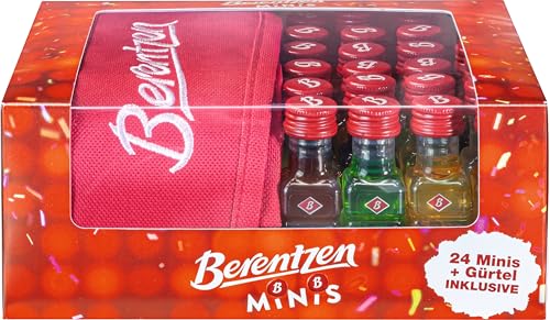 Berentzen Minis mit Gürtel | 24 x 0,02 L | 16,5% vol. von Berentzen