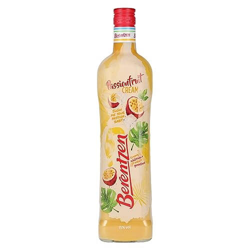 Berentzen | Passionfruit Cream | Fruchtig-cremiger Genuss mit Passionsfrucht und feinem Sahnelikör | Perfekt pur, auf Eis oder als Dessertzutat | 0,7L | 15% Vol. von Berentzen