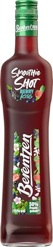 Berentzen | Smoothie Shot Berry Kiss |Fruchtlikör aus Heidelbeere, Erdbeere und schwarzer Johannisbeere | Perfekt gekühlt als Shot oder in Mixgetränken | 0,5L | 15% Vol. von Berentzen