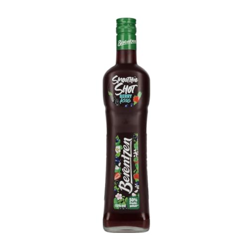 Berentzen | Smoothie Shot Berry Kiss |Fruchtlikör aus Heidelbeere, Erdbeere und schwarzer Johannisbeere | Perfekt gekühlt als Shot oder in Mixgetränken | 0,5L | 15% Vol. von Berentzen