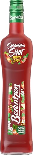 Berentzen | Smoothie Shot Fruity Love | Frischer Fruchtlikör aus Apfel, Erdbeere und Johannisbeere | Perfekt für Shots und Mixgetränke | 0,5L | 15% Vol. von Berentzen