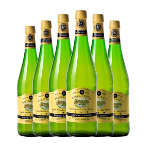 Cidre Bereziartua Sagardotegia Edición Gourmet 75 cl (Karton mit 6 Flaschen von 75 cl) von Bereziartua Sagardotegia