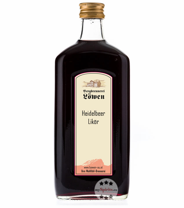 Löwen Heidelbeerlikör (25% Vol., 0,5 Liter) von Bergbrennerei Löwen