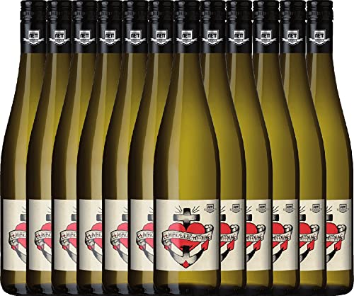 Glaube-Liebe-Hoffnung Riesling Bergdolt-Reif & Nett Weißwein 12 x 0,75l VINELLO - 12 x Weinpaket inkl. kostenlosem VINELLO.weinausgießer von Bergdolt-Reif & Nett