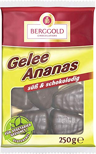 Berggold Gelee Ananas Schokoliert, 250 g von Berggold