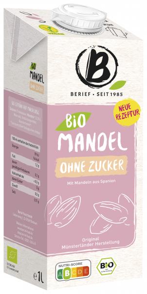 Berief Bio Mandel Drink ohne Zucker von Berief