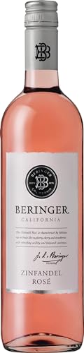 Beringer Classic Zinfandel Rose lieblich Kalifornien Wein, 750ml von Beringer