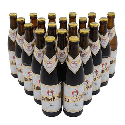 Berliner Kindl Jubiläums Pils (20 Flaschen à 0,5 l / 4,8% vol.) von Berliner Kindl Brauerei