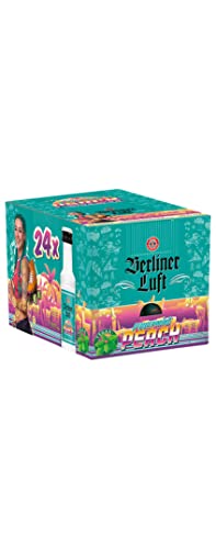 24 x Berliner Luft Peppermint Peach Pfefferminzlikör mit Pfirsichgeschmack a 20ml 18% Vol. von Berliner Luft