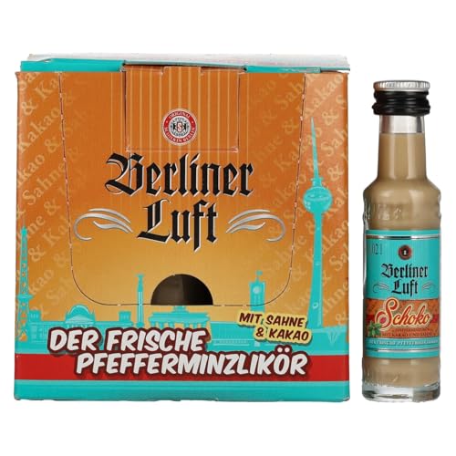 Berliner Luft SCHOKO Der Frische Pfefferminzlikör 15% Vol. 24x0,02l von Berliner Luft