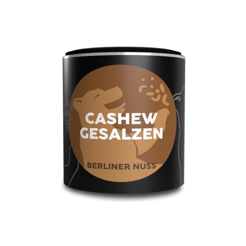 Cashewkerne in Heißluft geröstet und mit Meersalz verfeinert von Berliner Nuss