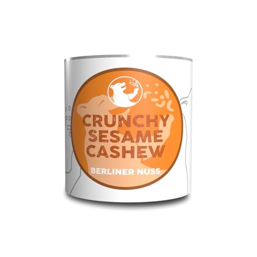 Crunchy Sesame Cashew - karamellisierte Cashewkerne mit Sesam von Berliner Nuss