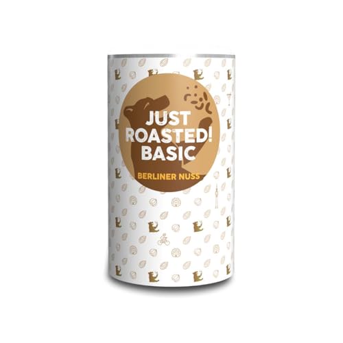 Just Roasted Basic - Mischung aus ungesalzenen Erdnüssen und Nüssen in Heißluft geröstet von Berliner Nuss