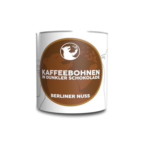 Kaffeebohnen umhüllt mit dunkler Schokolade von Berliner Nuss