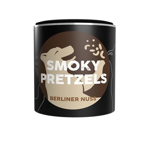 Smoky Pretzels – Knabbermischung mit Erdnüssen, Rauchmandeln, Bretzelstücken und Reisgebäck von Berliner Nuss