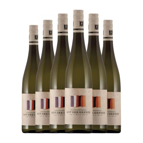 Bernhart Auf der Grenze Grauburgunder Trocken Pfälz 75 cl Weißwein (Karton mit 6 Flaschen von 75 cl) von Bernhart