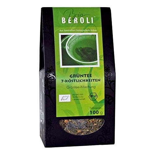 BEROLI Bio Grüntee, 7-Köstlichkeiten, lose, 100g (1er Pack) von Beroli