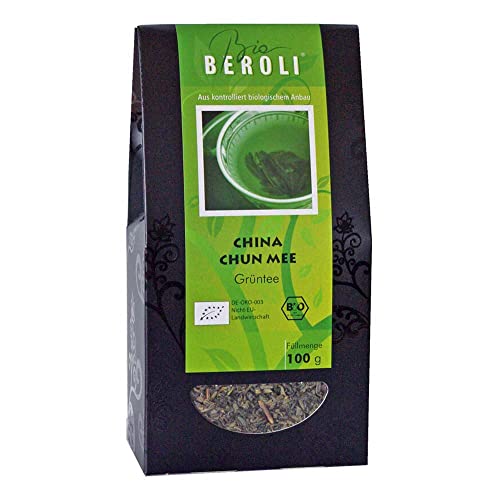 BEROLI Bio Grüntee, China Chun Mee, lose, 100g (1er Pack) von Beroli