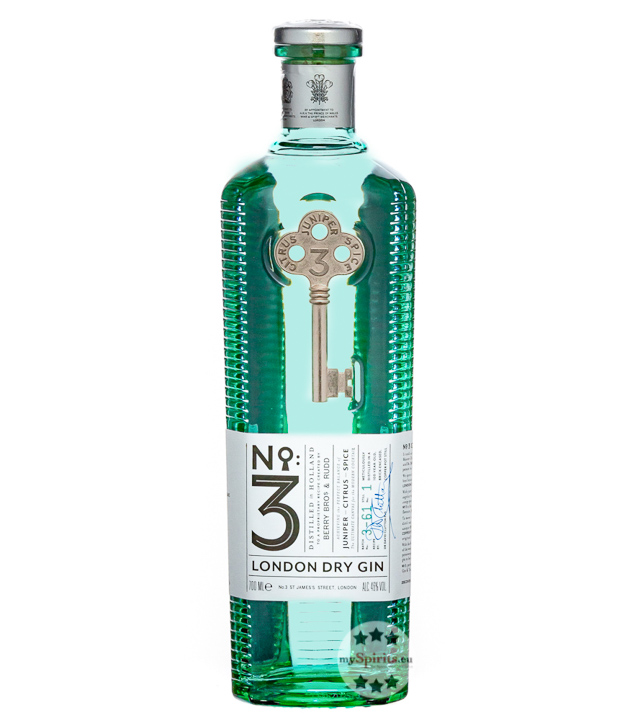 No. 3 London Dry Gin (46 % Vol., 0,7 Liter) von Berry Bros. & Rudd