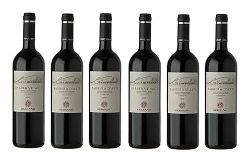 6x 0,75l - 2021er - Bersano - Cremosina - Barbera d'Asti Superiore D.O.C.G. - Piemonte - Italien - Rotwein trocken von Bersano